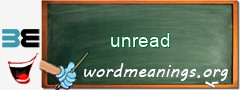 WordMeaning blackboard for unread